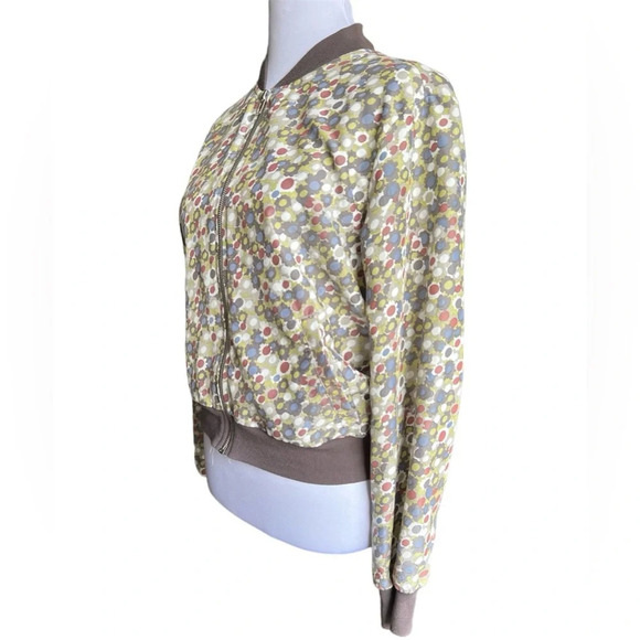 American Apparel Retro Floral Bomber Jacket - Size Medium - Picture 2 of 6